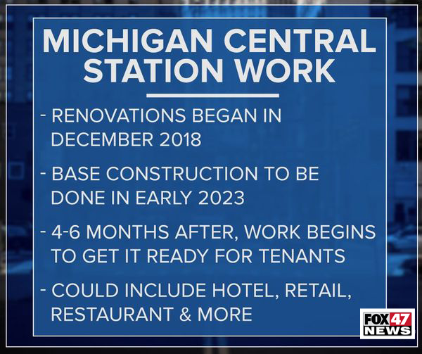 Michigan Central Station Work