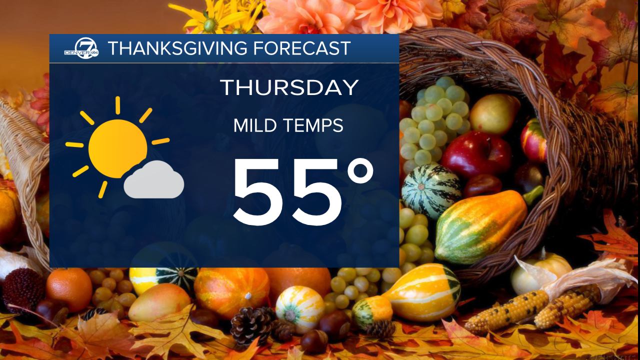Thanksgiving forecast