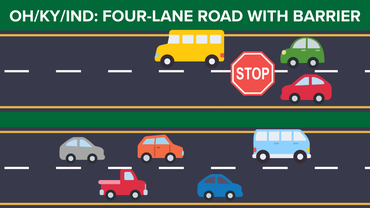 stopped bus laws ohio kentucky indiana