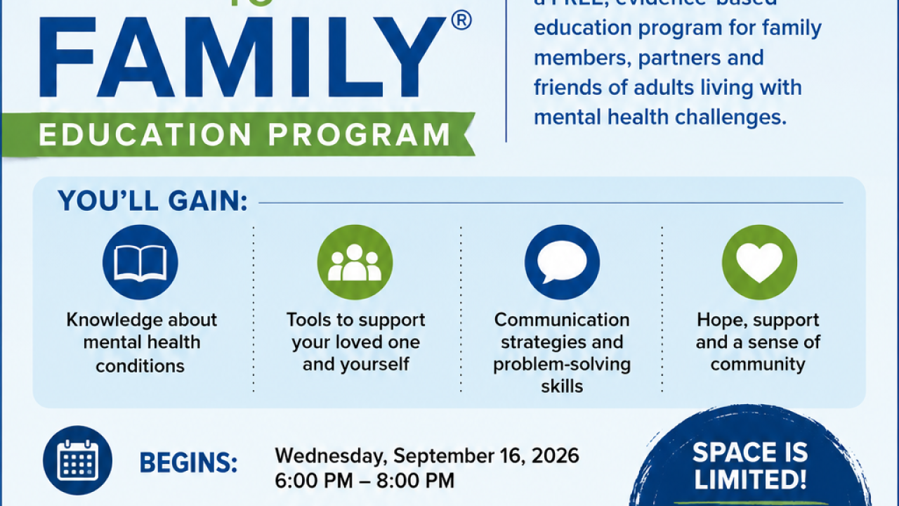 NAMI Family to Family Flyer