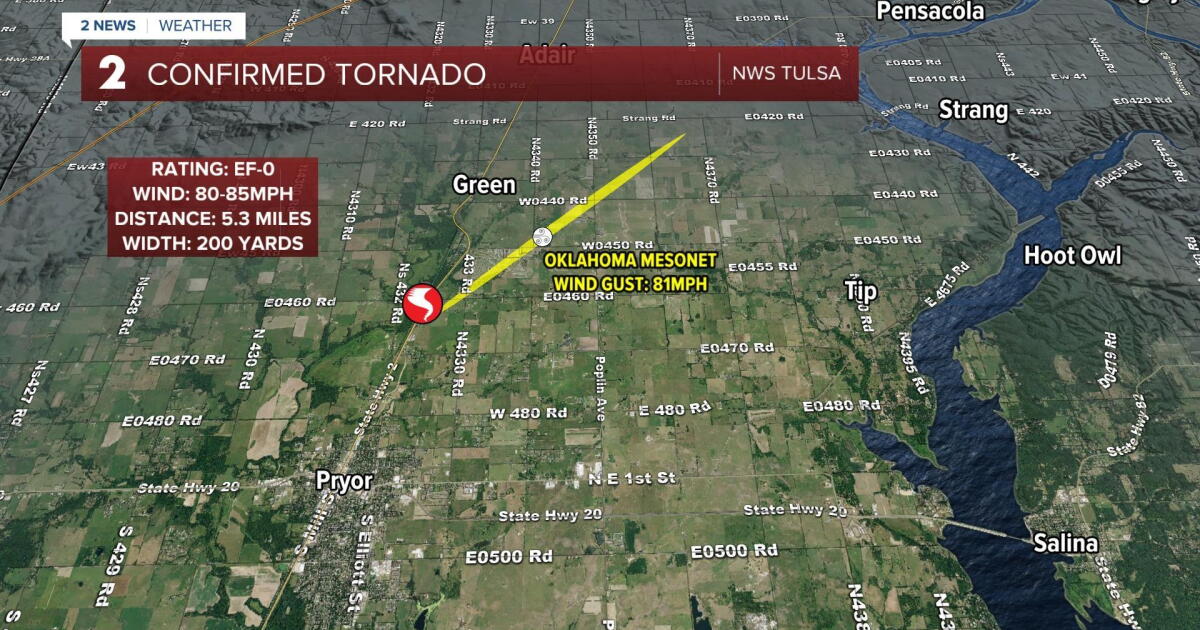 National Weather Service confirms additional tornadoes from Monday's storms