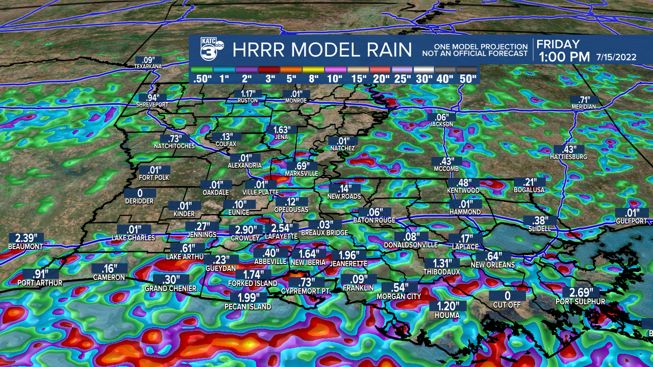 Extended HRRR Accumulation Acadiana.png