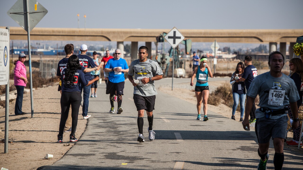 Photos: Bakersfield Marathon Mile 10 and Mile 23