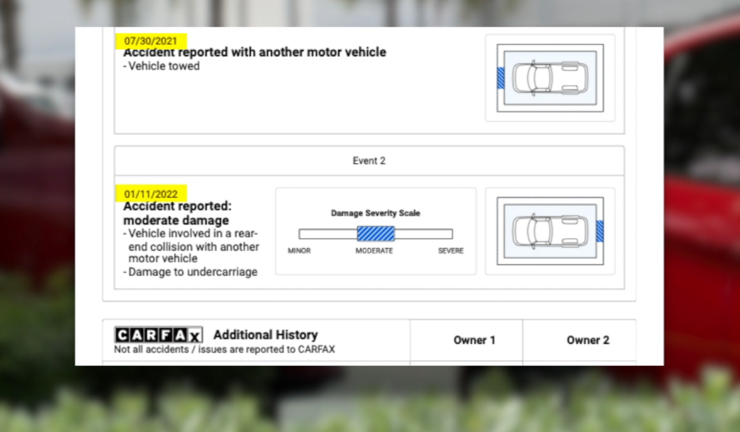 Complaint sent to Florida AG over airbag repair in used truck
