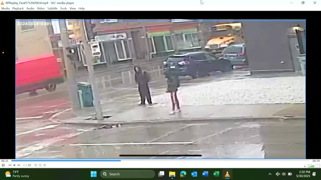 Maxwell Anderson Trial - subject waiting at bus stop