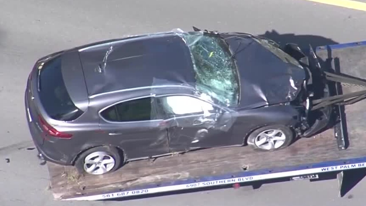 A 2018 Alfa Romero Stelvio involved in a deadly crash at Crestwood Boulevard South and Cypress Lake Drive in Royal Palm Beach on March 22, 2022.jpg