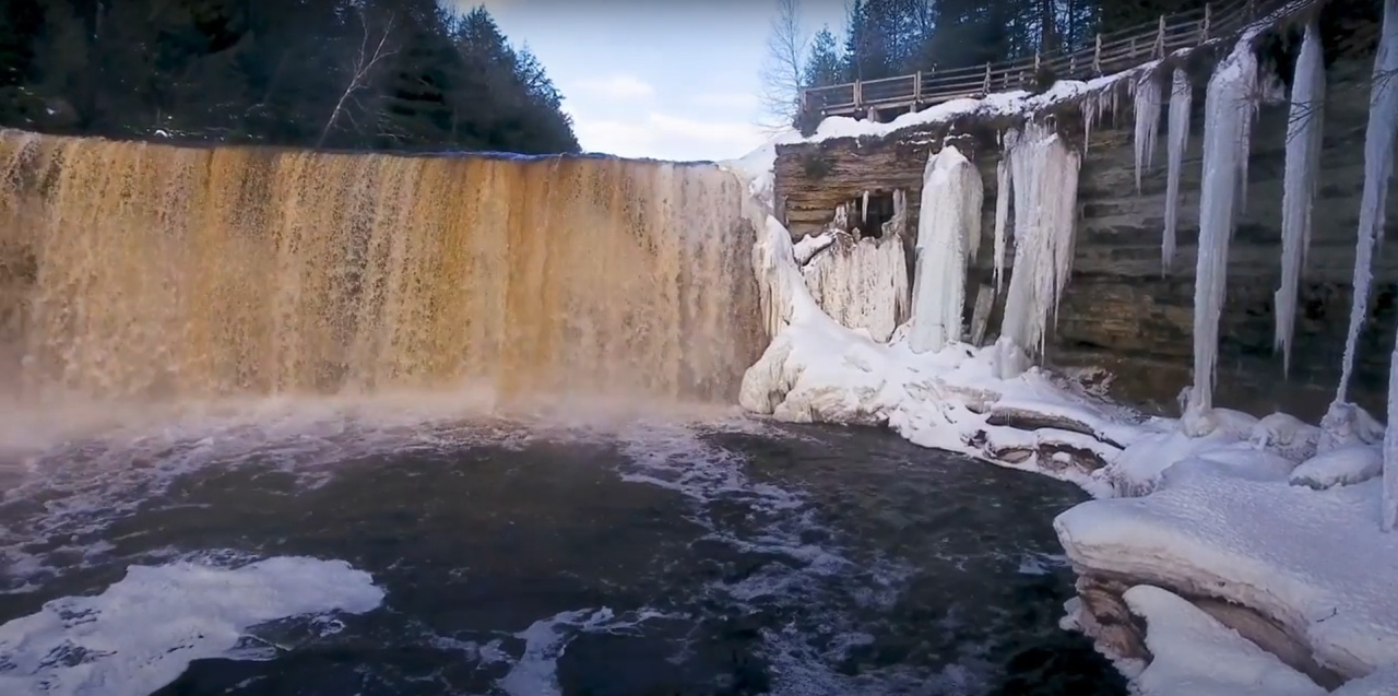 Tahquamenon Falls in Winter