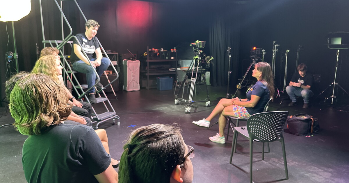 Students learn how to make movies at new film school