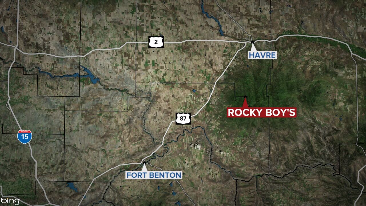 rocky boy's indian reservation map