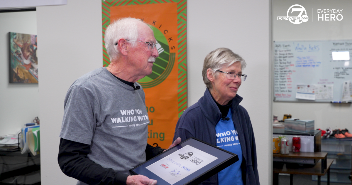 Denver7 Everyday Heroes help provide thousands of new shoes through nonprofit Wholly Kicks