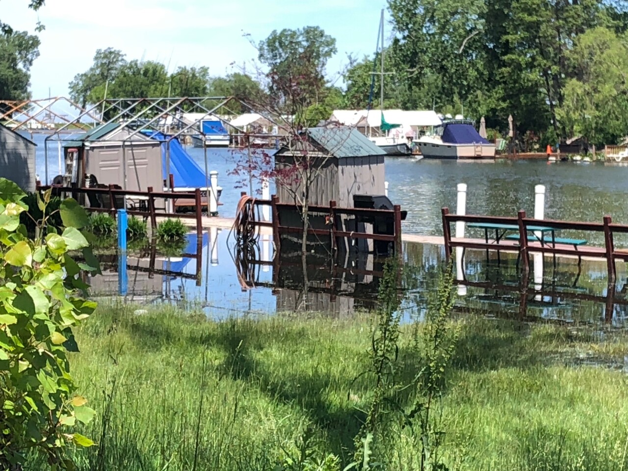 mentor marina flooding 3
