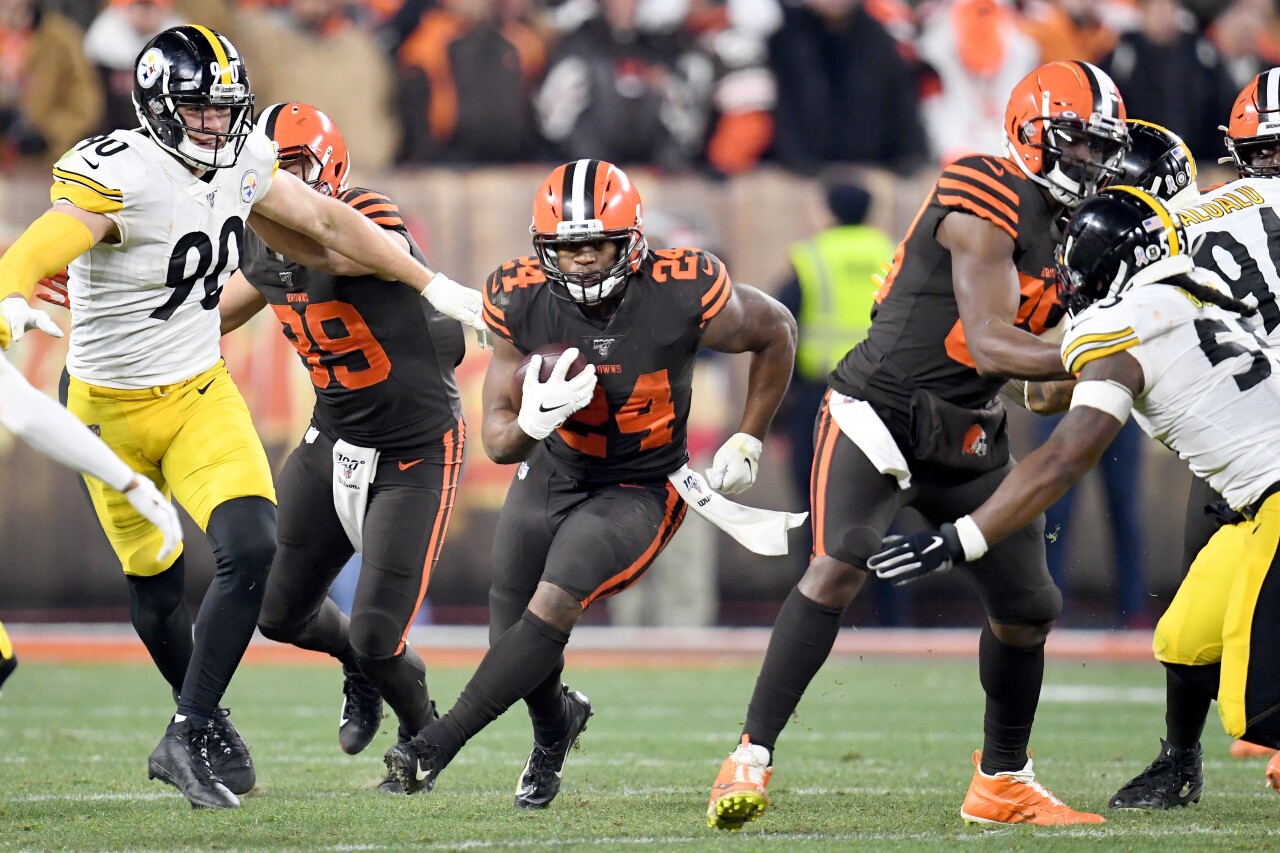 Pittsburgh Steelers v Cleveland Browns Nick Chubb