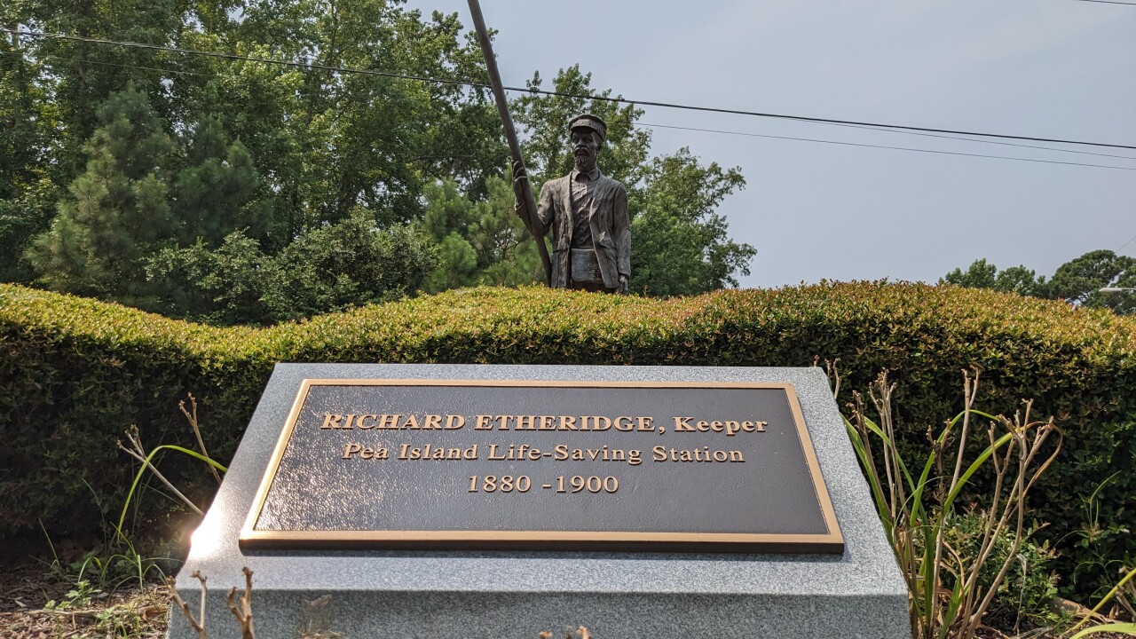 Richard Etheridge Statue