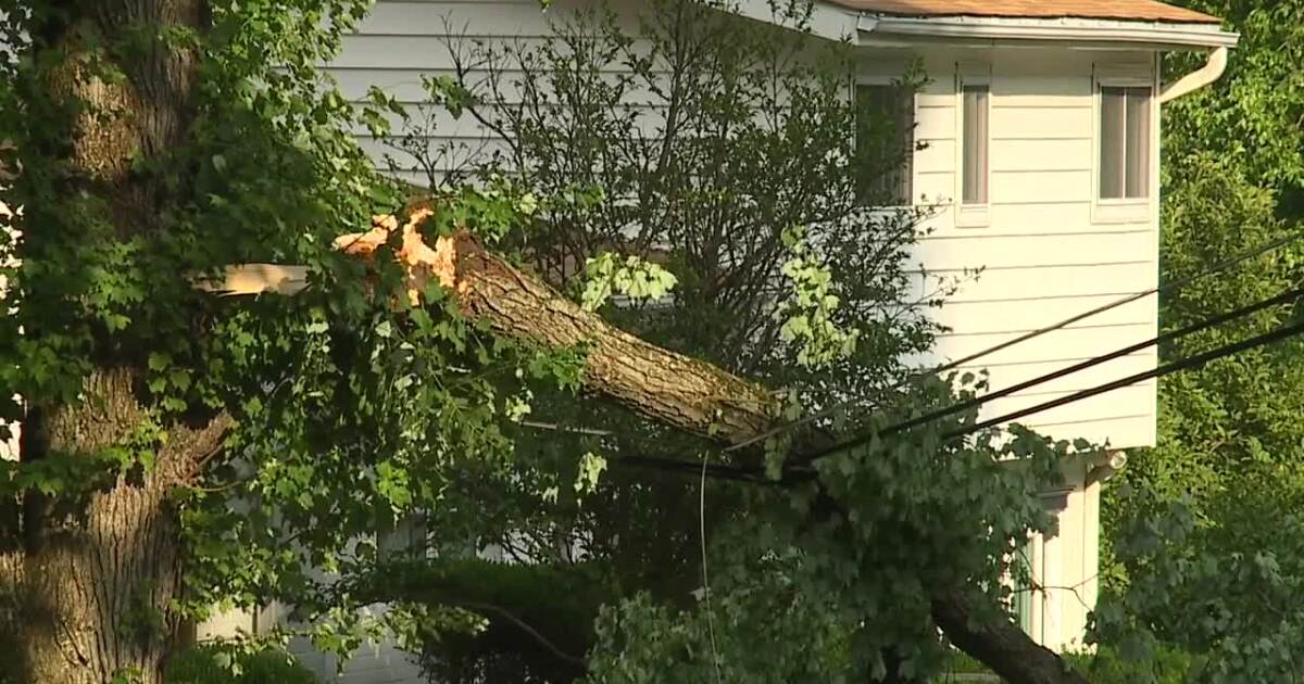 Pikesville neighbors left without power following Saturday night's storms