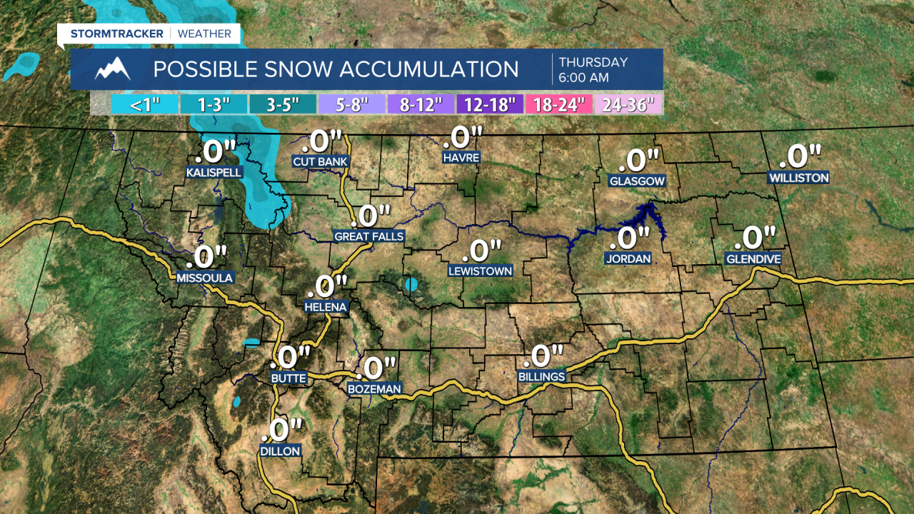 Snowfall accumulation