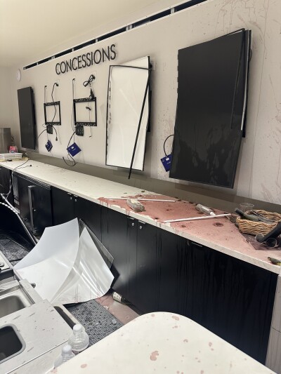 Folly Theater damage