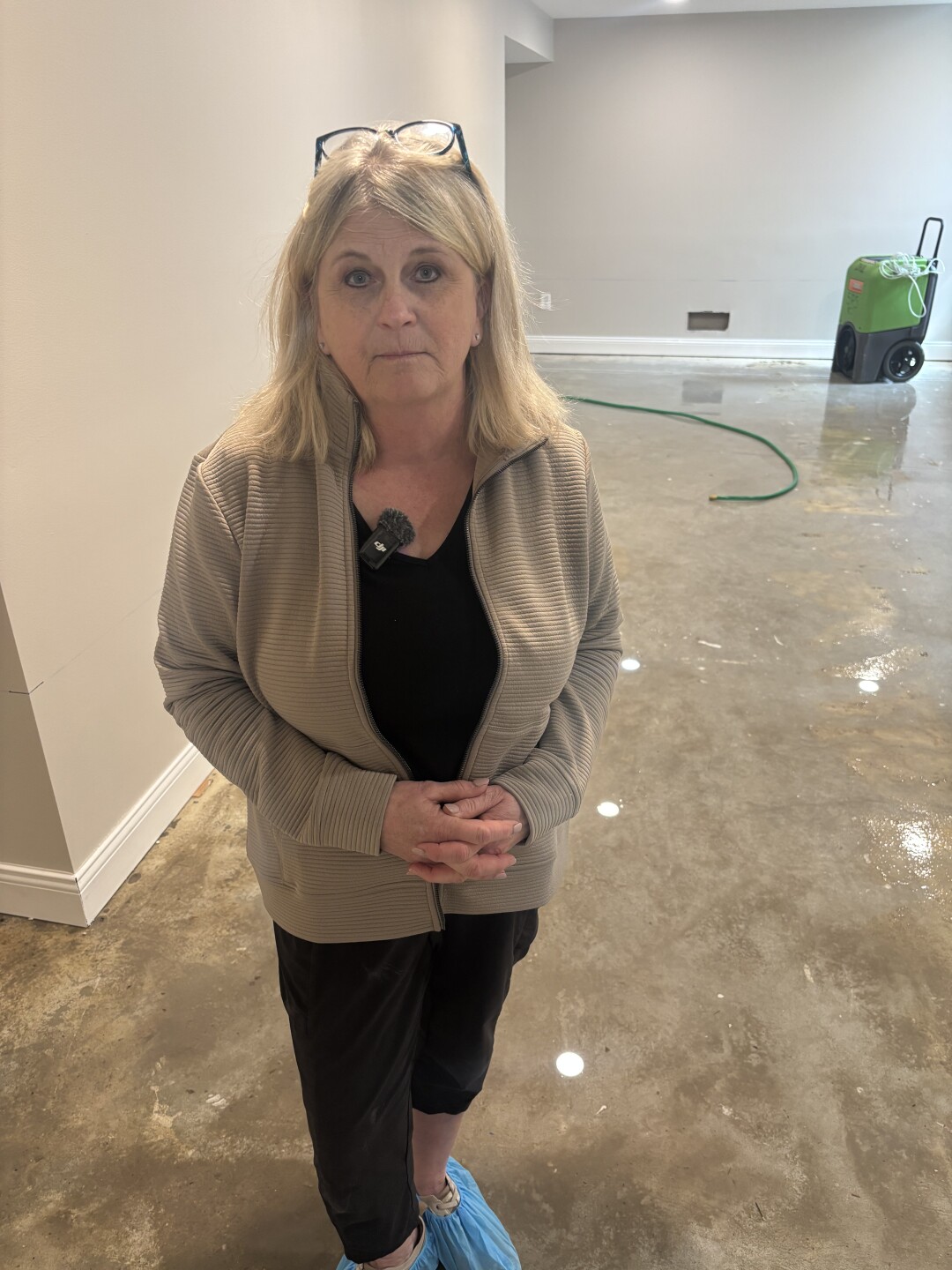 Amy Willard's basement flooded with sewage for the second time this year in Germantown