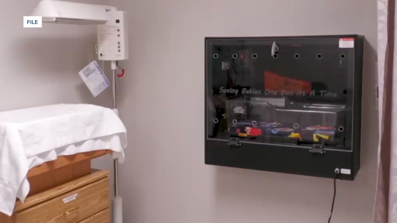 Blackfoot safe haven baby box