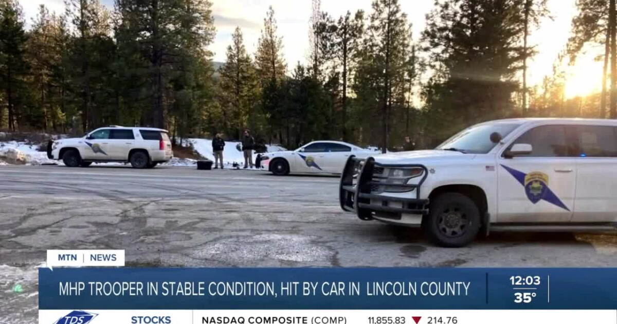 Suspect arrested after hitting MHP trooper with pickup truck