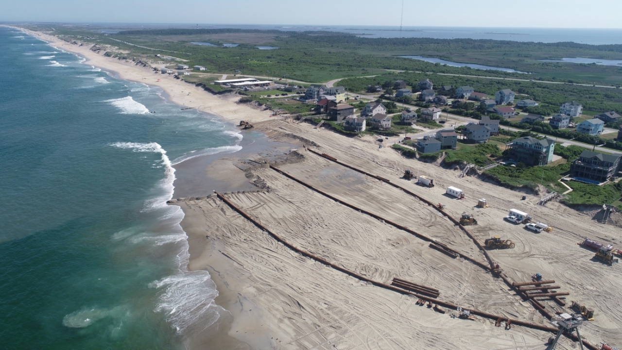 Nags Head beach nourishment project now underway