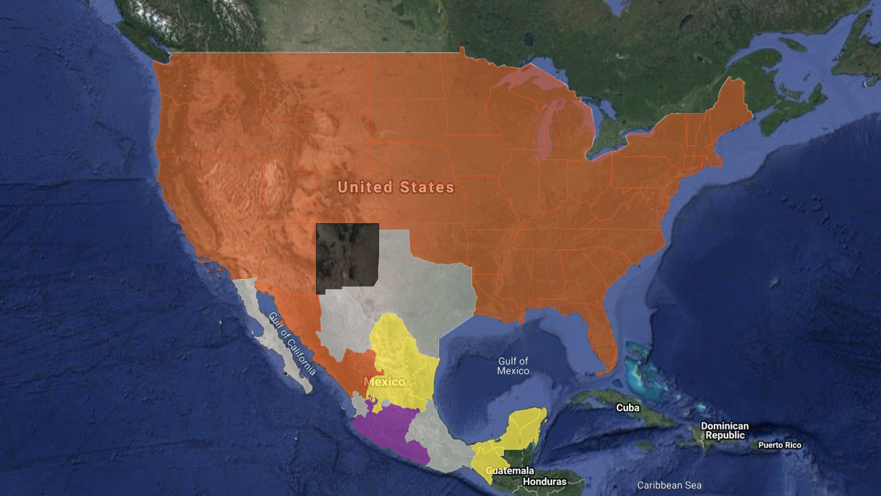 Map Cartel Influences Presence Across The United States Map Cartel Influences Presence Across The United States