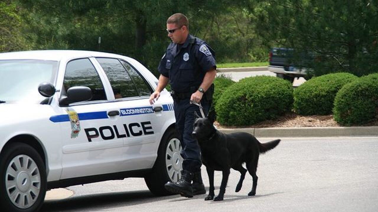 PHOTOS: Bloomington police K-9 Pongo dies