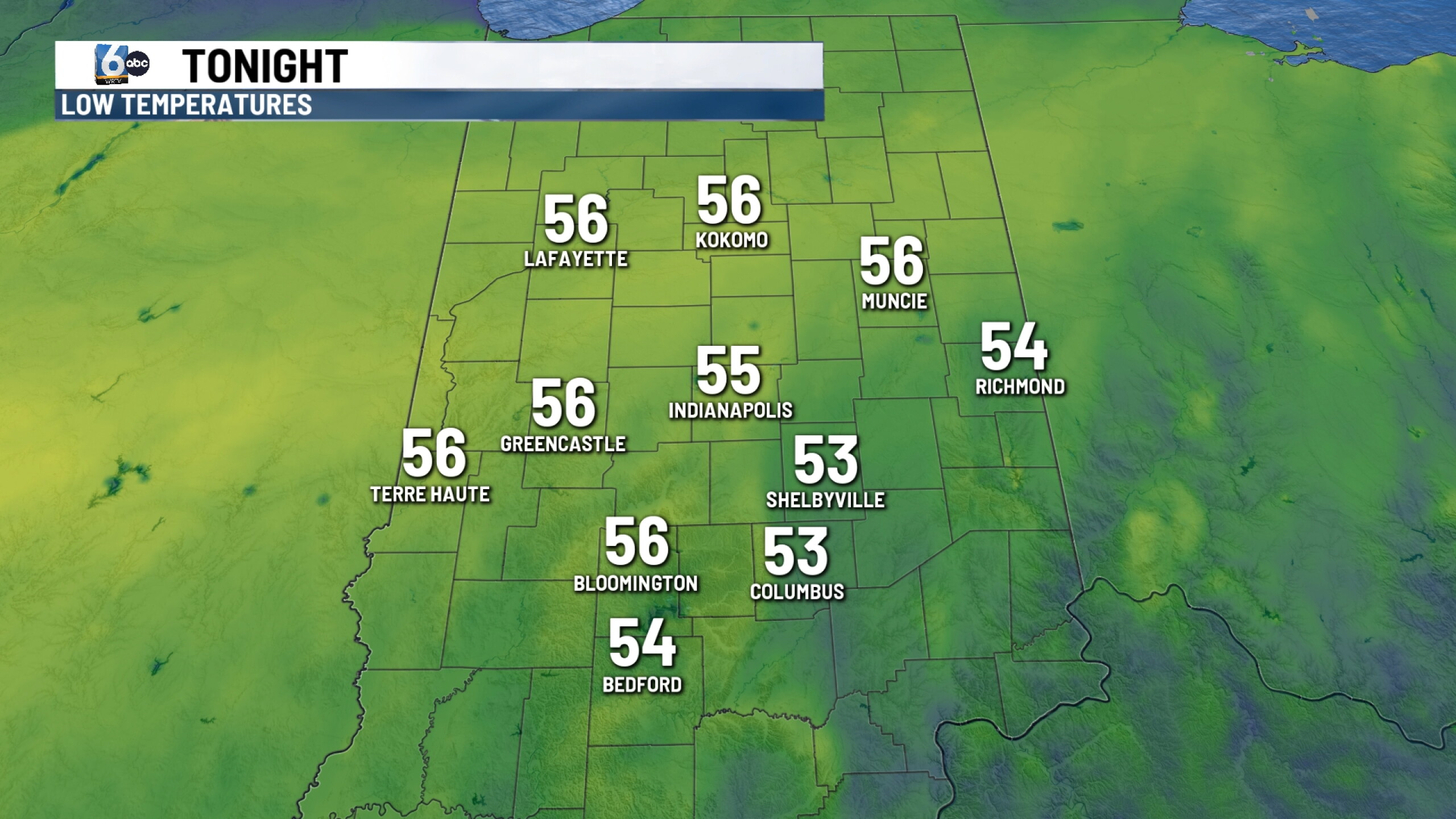 Above average temperatures with a few opportunities for rain