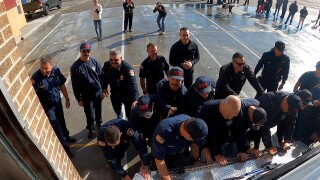 Nampa Fire pushes in new ladder truck