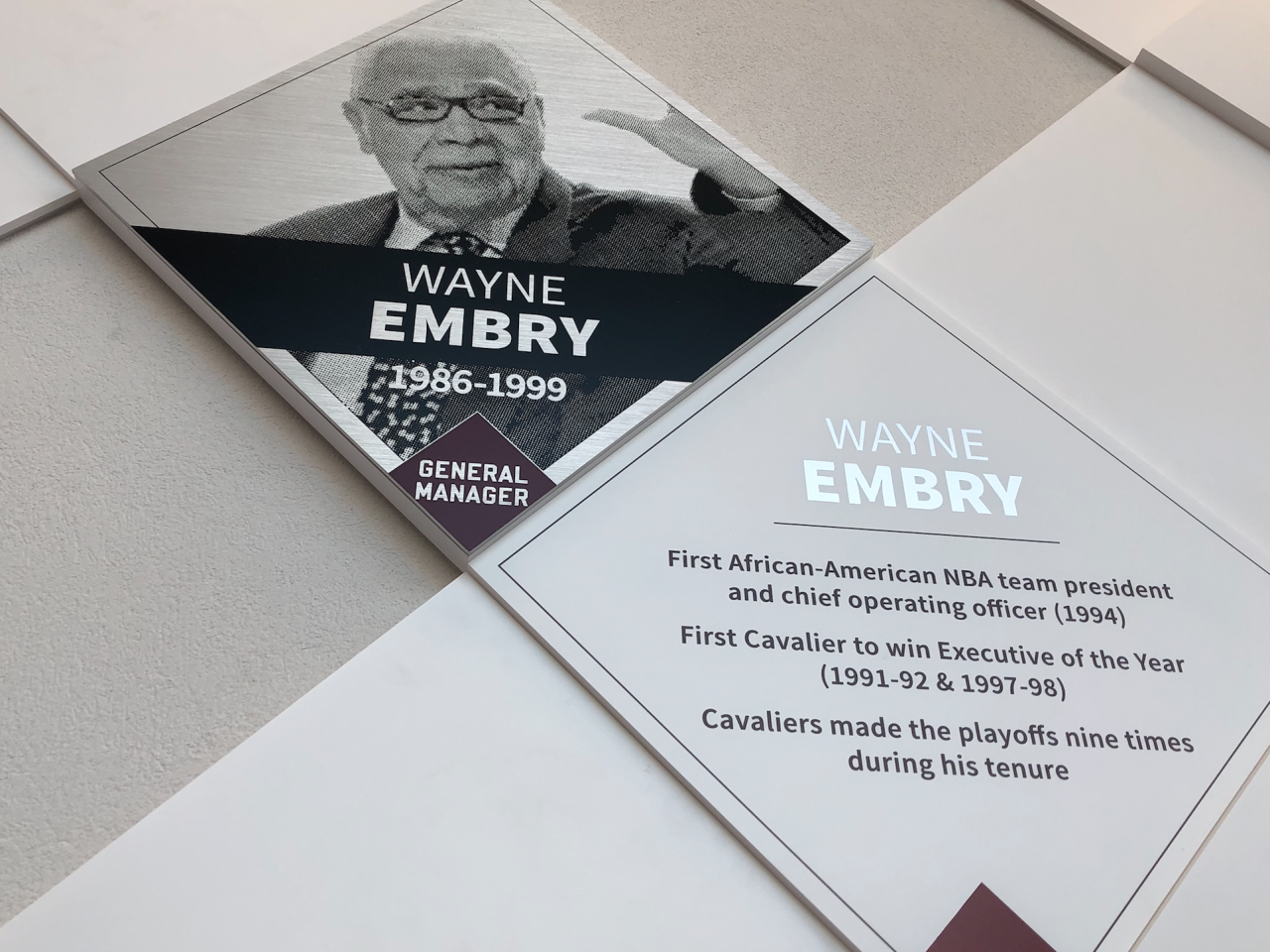 Wayne Embry Wall of Fame