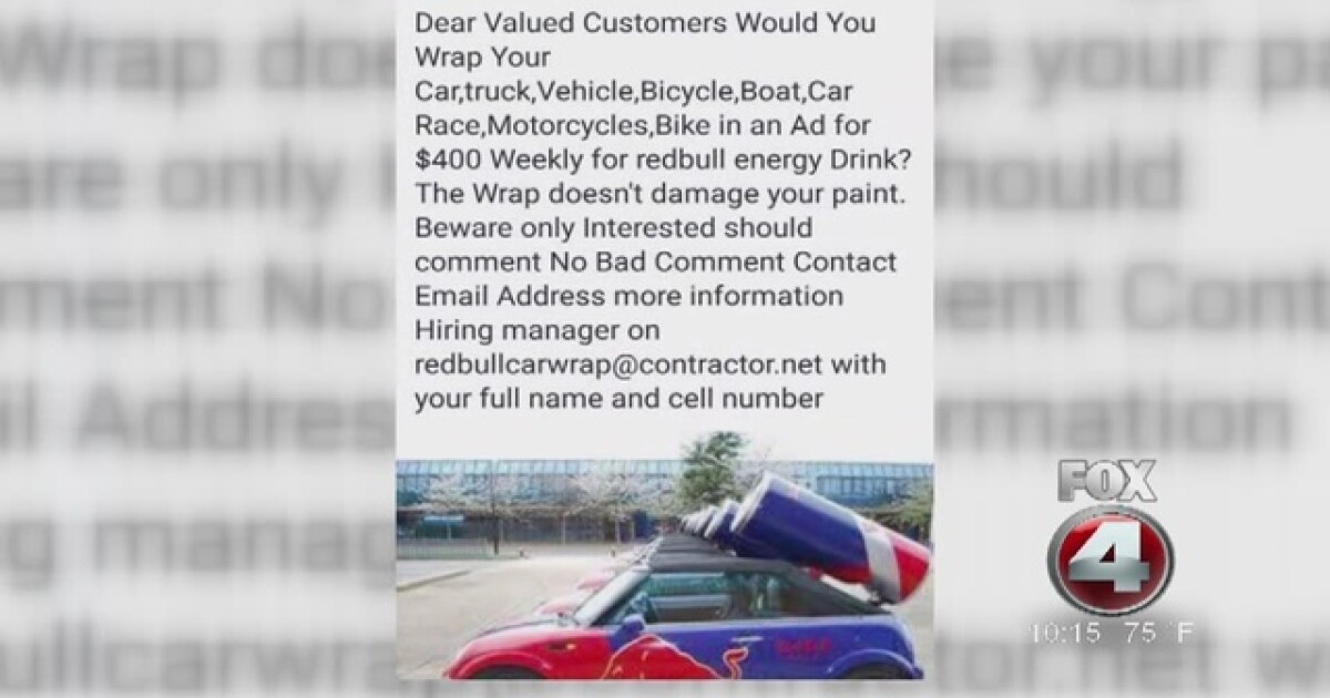 Cape Man Warns Of Red Bull Scam Cape Man Warns Of Red Bull Scam