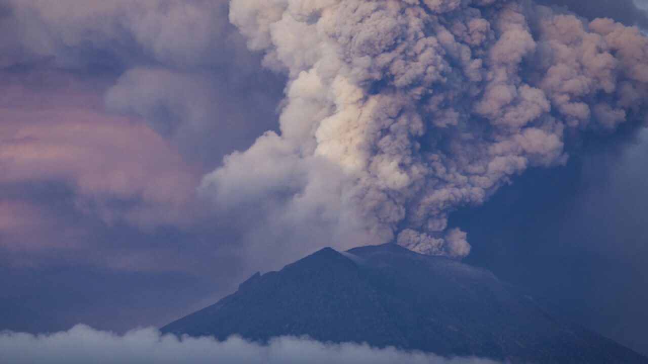 Erupting volcano is suffocating Bali's economy