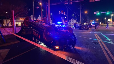 North College Hill Police Cruiser Crash
