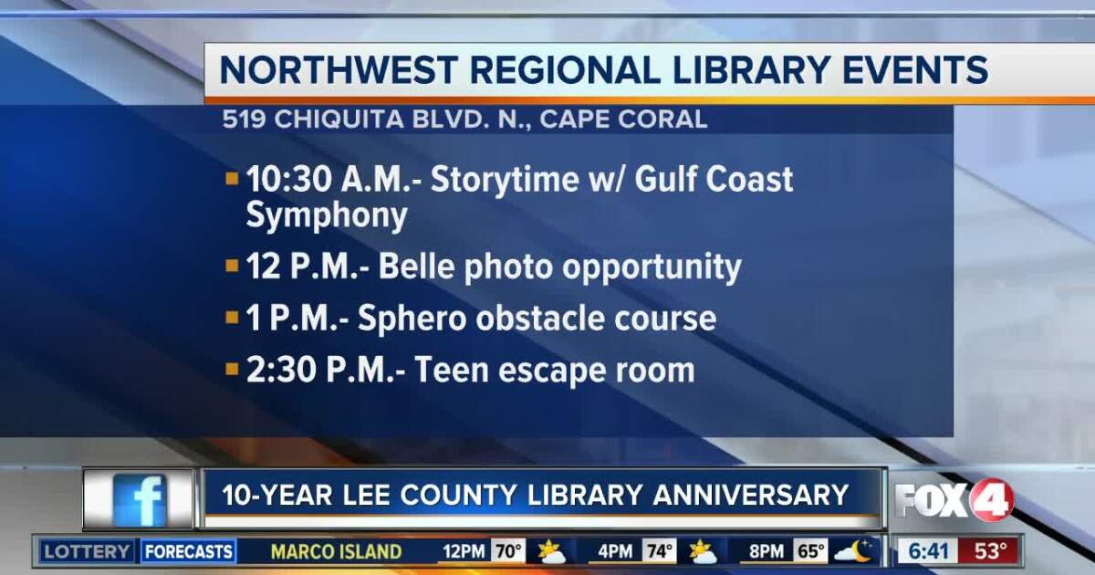 Cape Coral library celebrates 10th anniversary