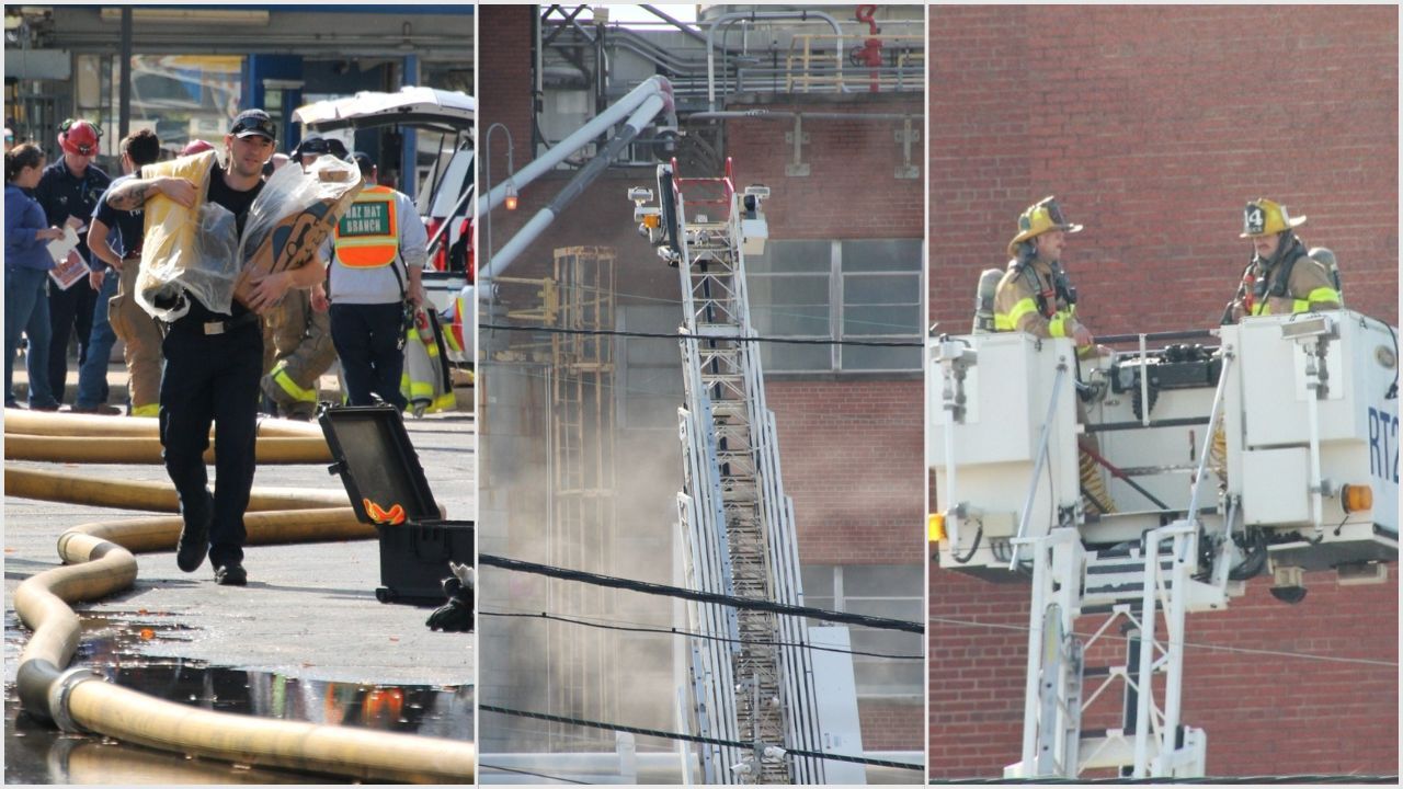 PHOTOS: Crews battle fire at AdvanSix chemical plant in Chesterfield