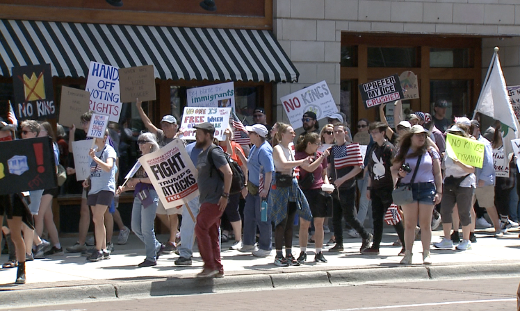 Rally takes to the streets