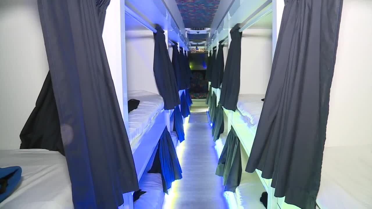 Interior of Dignity Bus