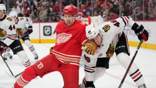 Blackhawks Red Wings Hockey
