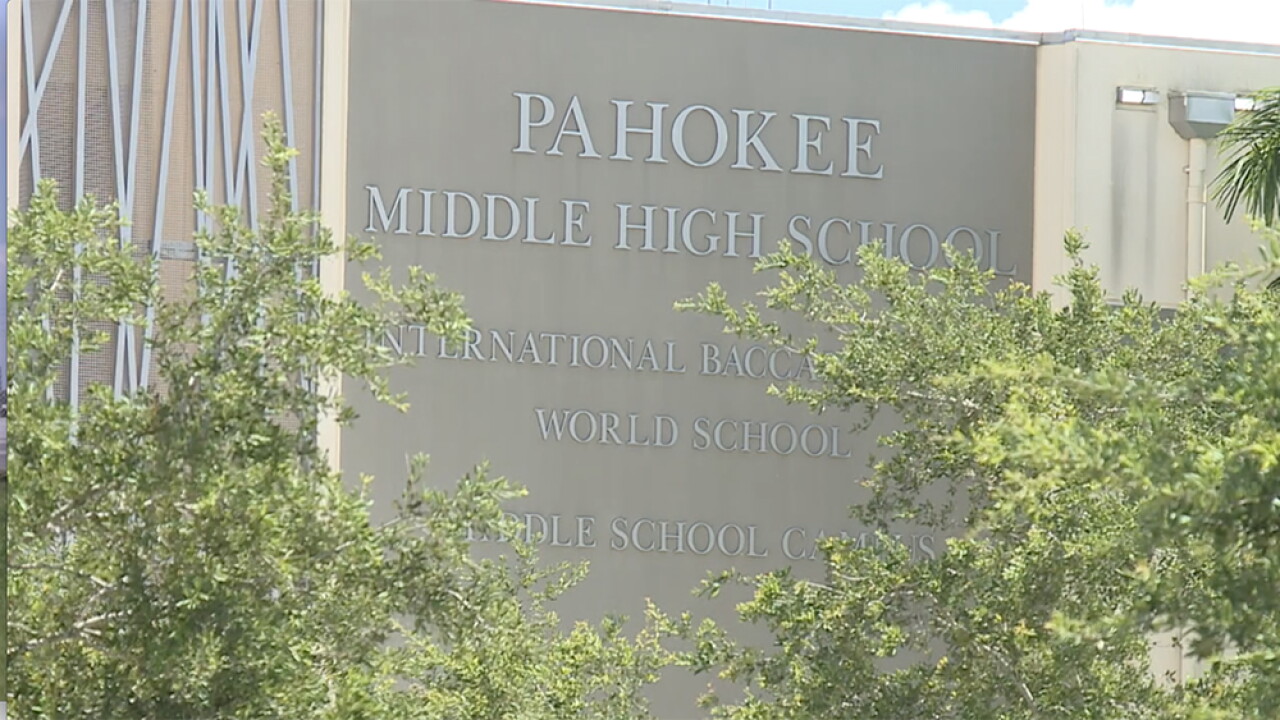 Student found with kitchen knife at Pahokee school