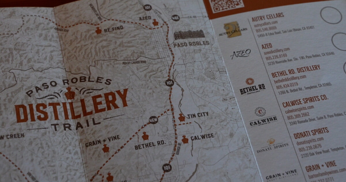 Only distillery trail in CA happening soon in Paso Robles - Vimarsana News