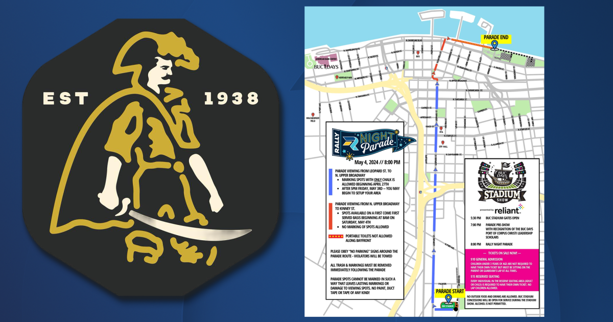 Grab your chairs and ice chests! The Buc Days Parade is heading back to ...
