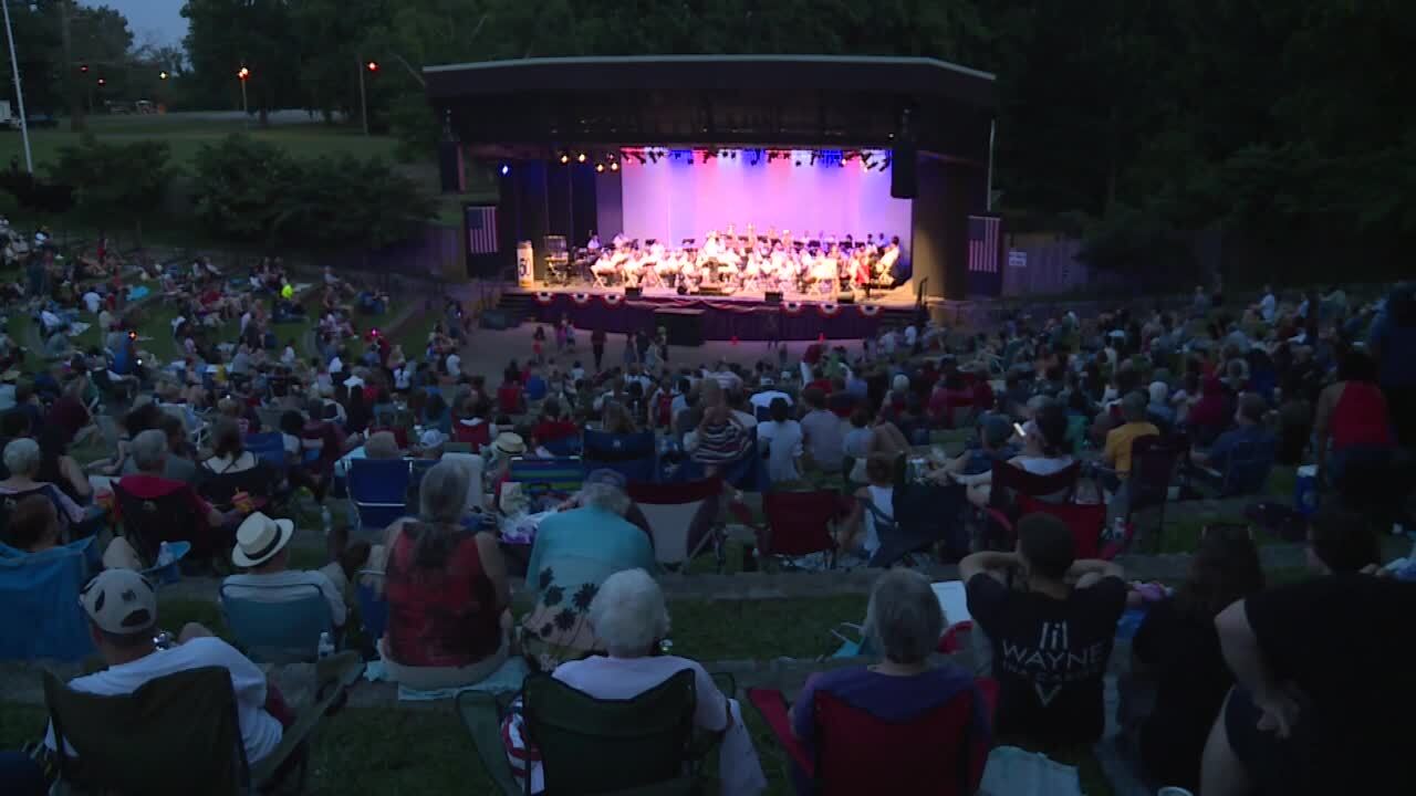 2022 Fourth of July celebration at Dogwood Dell in Richmond, Virginia.