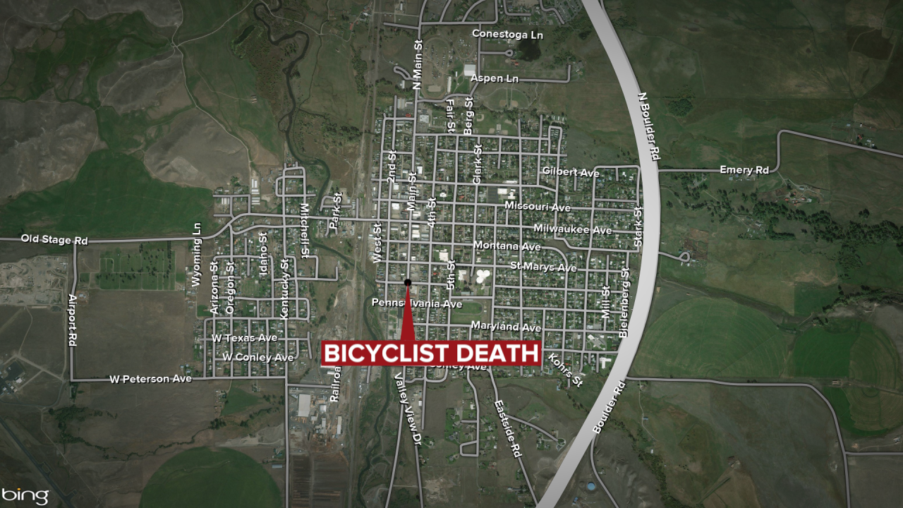 Deer Lodge Bike Death Map