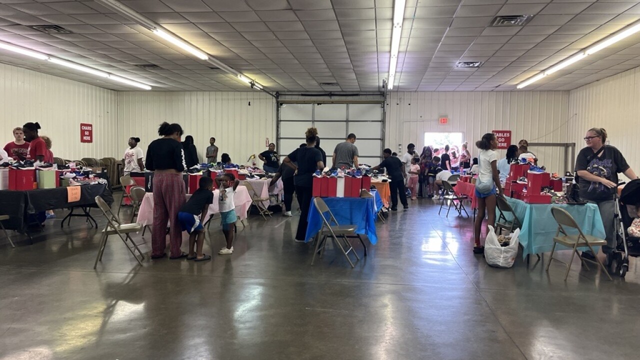 3rd annual back-to-school shoe giveaway in Nicholasville