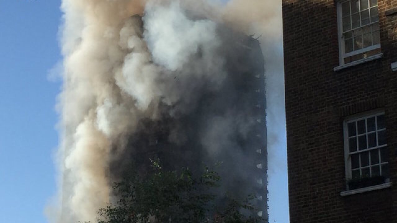 London fire started in fridge freezer, police say