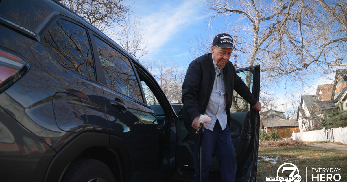 100-year-old Denver7 Everyday Hero still delivering Meals on Wheels after over 40 years of service