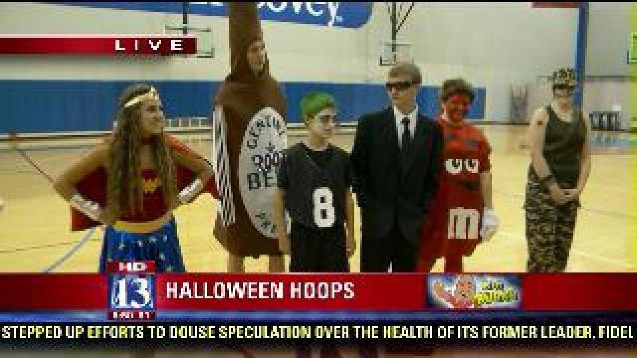 Players model costumes for masquerade ball