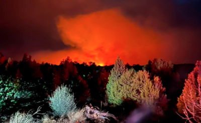 Fire near Kim