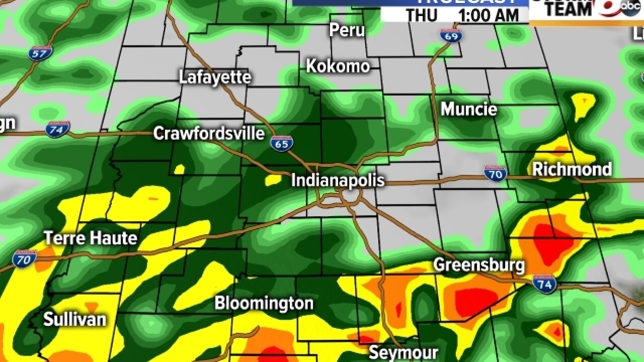 TIMELINE: When to expect rain