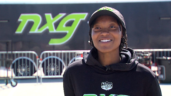 Former racer now on pit crew