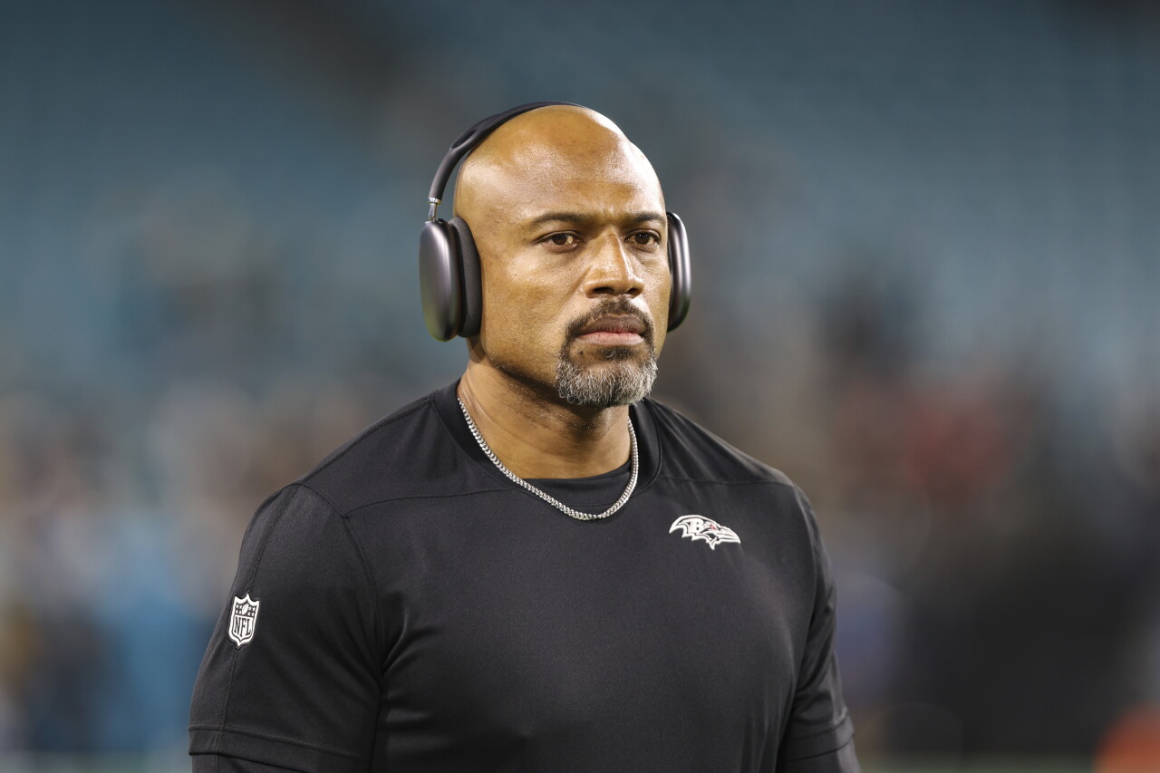 Anthony Weaver wearing headsets in 2023